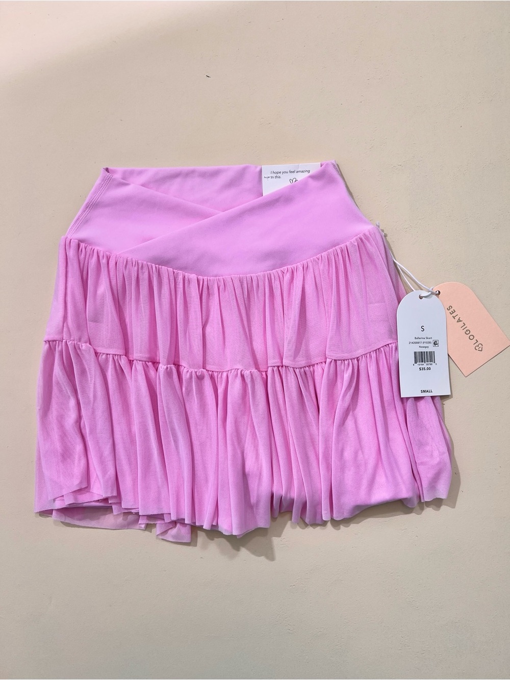 Blogilates Ballerina Skort Size Small Pink New With Tag